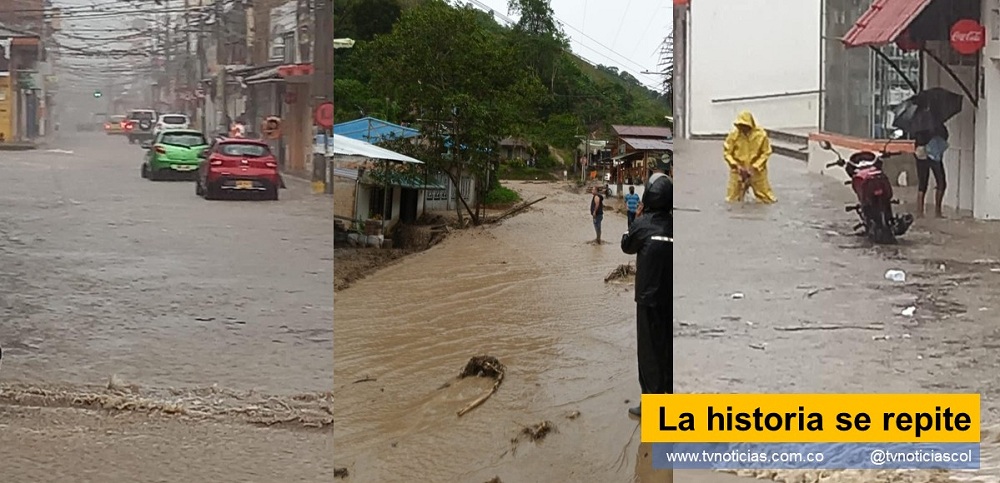 La historia se repite - www.tvnoticias.com.co Neiva Huila Colombia La comercialización de productos agropecuarios, desde las zonas de producción hacia centros de consumo, la principal afectada por la ola invernal, consecuencia de la falta de previsión de las instituciones de gobierno. Las intensidades de las lluvias deterioran ostensiblemente la producción agrícola que sufre en silencio y pasa inadvertida ante las instituciones oficiales, que únicamente se interesadas cuando hay afectaciones en áreas urbanas, donde se presentan inundaciones consecuencia del descuido, la indisciplina y el desinterés de los residentes en los distintos barrios citadinos. La población urbana nunca se interesa por recoger las basuras en las calles, destapar los resumideros de las aguas lluvias, el crecimiento descontrolado de árboles y el deterioro de cuencas invadidas, la cercanía de vertientes que recoger aguas o el desorden en los tendidos de redes eléctricas, telefónicas y televisivas taponamientos de vias