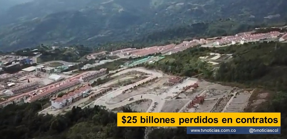 Un balance oficial revela la existencia en Colombia de 1.500 obras convertidas, por efectos de la corrupción, en "elefantes blancos" que tienen un valor de 25 billones de pesos. La investigación la realizó La Contraloría General de la República, empeñada en reactívalas, para recuperar los billonarios recursos del erario. $25 billones perdidos en contratos tvnoticiascol TVNOTICIAS.COM