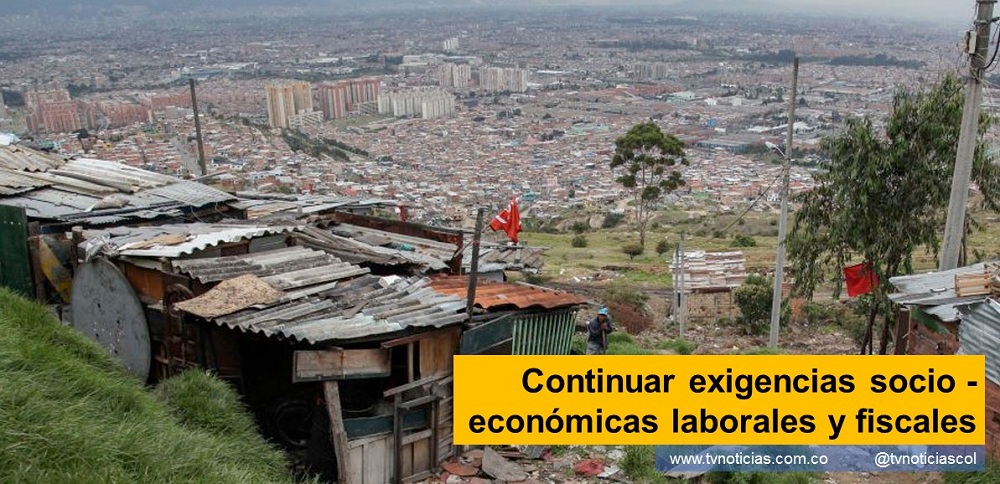La solución de la aguda problemática socioeconómica colombiana, solo es posible con la introducción y práctica de cambios profundos del modelo económico-social y político y de la estructura de poder institucional vigente. Ese objetivo solo es posible sustituyendo integralmente el desgobierno y la mentalidad utilitarista y mezquina de quienes ejercen el poder. Es decir, superando los efectos del caos y anarquía que ha padecido el pueblo colombiano, desde su aparente independencia en 1810, hasta el presente, propiciadas por gobernantes irresponsables, política, moral y socialmente. Continuar exigencias socio - económicas laborales y fiscales tvnoticiascol TVNOTICIAS.COM