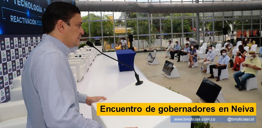 Una cumbre de gobernadores de la zona centro sur de Colombia realizará Neiva, el primero de septiembre con asistencia de 2 ministro del Presidente de la República y dirigentes de organizaciones oficiales del sector agropecuario. Encuentro de gobernadores en Neiva tvnoticiascol TVNOTICIAS.COM www.tvnoticias.com.co José Ricardo Orozco del Tolima, Arnulfo Gasca del Caquetá, Buanegerst Florencio Rosero del Putumayo, Jesús Galindo Cedeño del Amazonas y Luís Enrique Dussán López del Huila