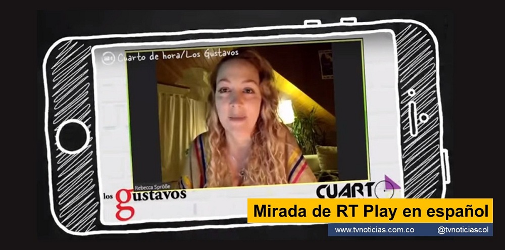 La expulsión de Colombia de joven alemana, se informó en el país, desde la mirada de periodistas que tomaron datos proporcionados por las autoridades colombianas y dentro de las circunstancias de protesta que imperan en esta nación suramericana. RT Play tvnoticiascol TVNOTICIAS.COM www.tvnoticias.com.co profesionales extranjeros de la comunicación