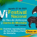 Osos en festival virtual La sexta versión del Festival Nacional virtual del Oso de Anteojos y Danta de Montaña, realizará el Huila viernes 27 de agosto bajo la dirección de entidades nacionales y regionales. El evento busca visibilizar la necesidad de conservar, cuidar y respetar la vida del El Oso de Anteojos y la Danta de Montaña dos importantes especies de la fauna nacional. Tapirus pinchaque Tremarctos ornatus El Festival es organizado por: Parques Nacionales, La Alcaldía de Pitalito y de San Agustín, La Universidad Nacional Abierta y a Distancia, El SENA regional Huila, la Corporación Autónoma Regional del Alto Magdalena, organizaciones ambientales Reverdecer Laboyano, Serankwa, Corporación Mashiramo y Huellas del Macizo. La CAM ha logrado registrar la Danta de Montaña en los municipios de San Agustín, Pitalito, Ísnos y La Argentina; y el Oso de Antejos en los municipios de Colombia, Neiva, Palermo, Íquira, Santa María, Teruel, Algeciras, Garzón, Gigante, SAN Agustín, Pitalito, La Argentina, La Plata e Isnos www.tvnoticias.com.co tvnoticiascol TVNOTICIAS.COM