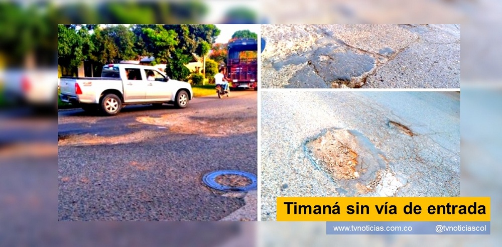 La destrucción de la calzada deja sin vía de entrada a Timaná Huila, generando riesgos de accidentalidad y peligro para edificaciones urbanas situadas en los costados. La carrera Tercera que, de norte a sur comienza en el cementerio y concluye en la Ye, es el paso obligado de todo automotor en tránsito Neiva - Pitalito. Timaná sin vía de entrada - www.tvnoticias.com.co tvnoticiascol TVNOTICIAS.COM Ruta 45 ANI Aliadas para el Progreso