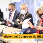 Las cabezas de las 3 entidades que conforman el Sistema Integral para la Paz se reunieron con una delegación del Congreso de Estados Unidos que visitó a Colombia. Durante el encuentro, la senadora del estado de Iowa Joni Ernst y los representantes a la Cámara Randy Feenstra y Lisa McClain, de Iowa y Michigan, conocieron qué 2 hacen las 3 entidades creadas por el Acuerdo Final de Paz Misión del Congreso de EE.UU. con la JEP - www.tvnoticias.com.co TVNOTICIAS.COM tvnoticiascol Jurisdicción Especial para la Paz, la Comisión de la Verdad y la Unidad de Búsqueda de Personas dadas por Desaparecidas