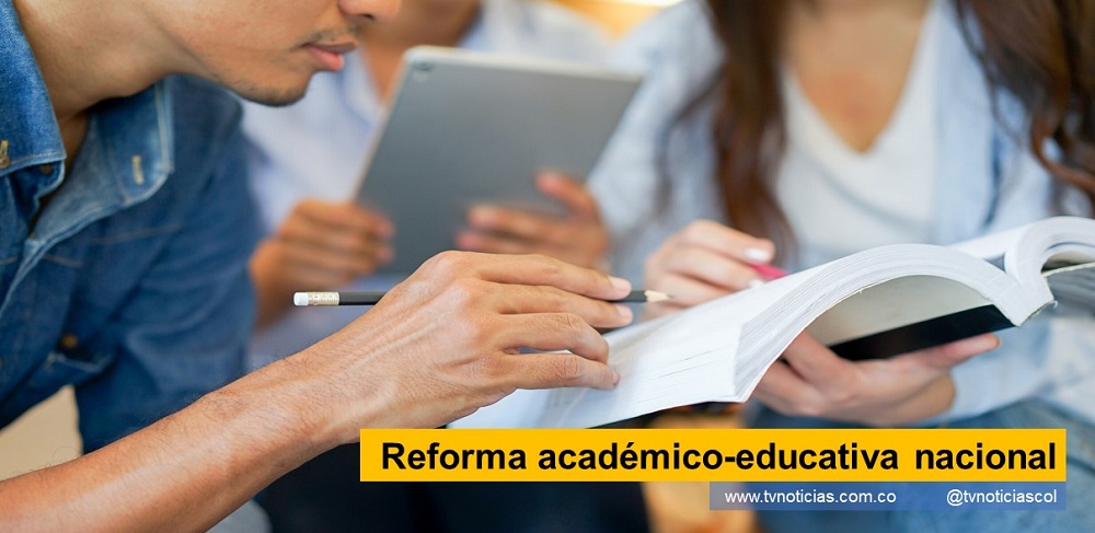 Es un imperativo moral, político y social, rescatar a Colombia del desgobierno, el subdesarrollo, la mediocridad, la corrupción, la impunidad y el no futuro. Para eso se requieren inmediatas reformas integrales. Es impostergable una reforma educativa integral. Es la columna vertebral del desarrollo de toda nación Reforma académico-educativa nacional - www.tvnoticias.com.co tvnoticiascol formación integral educación de calidad estudiantes instituciones