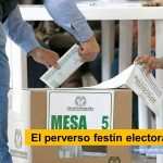 Cada contienda electoral, con el correr del tiempo y la progresiva irresponsabilidad e inmoralidad de los dirigentes políticos, devino en un festín de conciencias y subasta anticipada de lo público. Ahí se negocian compromisos, patrimonio público, presupuestos y burocracia, por debajo de la mesa. En el festín electoral, tal como se percibe, se evidencia el colapso moral en el ejercicio de la política y de sus dirigentes El perverso festín electoral colombiano tvnoticiascol www.tvnoticias.com.co