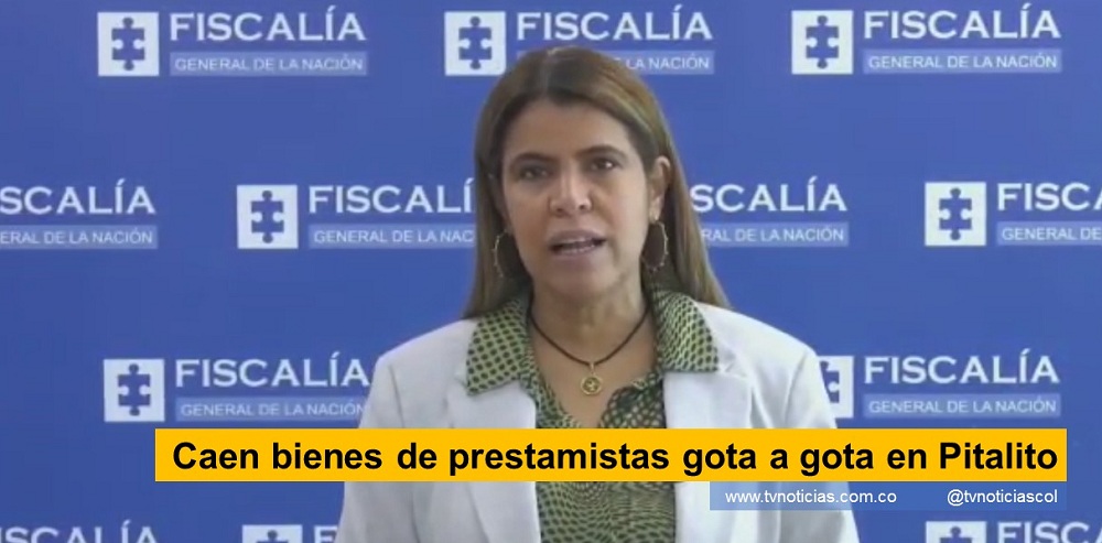 Los bienes de conocidos prestamistas gota a gota de Pitalito, fueron cubiertos con medid cautelar con el fin de extinción de dominio, por la Fiscalía General de la Nación. La información revela que la Dirección Especializada de Extinción del Dominio, impuso la suspensión del poder dispositivo, embargo, secuestro y toma de posesión del dominio, sobre bienes con valor comercial de $7.700 millones Caen bienes de prestamistas gota a gota en Pitalito tvnoticiascol www.tvnoticias.com.co Policía Nacional Medellín, Santafé de Antioquia, Copacabana, Manizález, Aránzazu, Pitalito, Ipiales y Cajibío