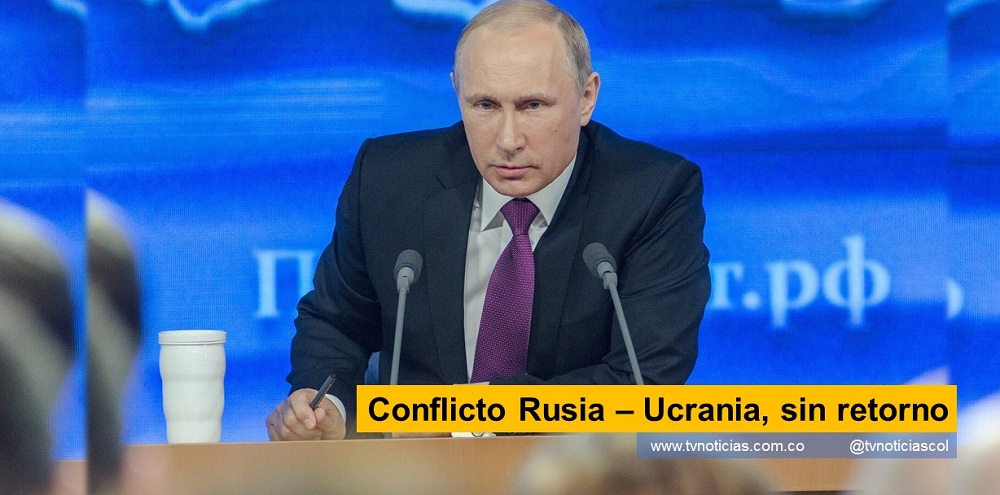 El conflicto en la frontera entre Rusia y Ucrania se ha escalado de forma inesperada y extraordinaria: Rusia tiene cerca de 100.000 soldados en la frontera, y durante los últimos días los medios han advertido que una invasión de Ucrania parece ser inminente Conflicto Rusia – Ucrania, sin retorno tvnoticiascol www.tvnoticias.com.co conflicto de países América Latina Europa
