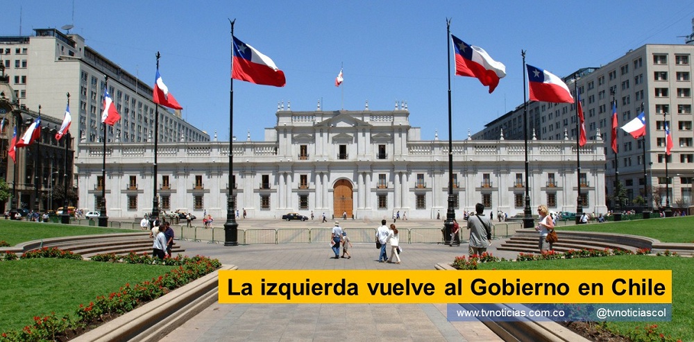Cuarenta y ocho años después del golpe de estado de las Fuerzas Armadas chilenas dirigidas por Augusto Pinochet contra el presidente socialista Salvador Allende y el gobierno democrático de la Unidad Popular ocurrido el 11 de septiembre de 1973, el pueblo de esta Nación austral que soportó por 17 años la dictadura pinochetista La izquierda vuelve al Gobierno en Chile tvnoticiascol www.tvnoticias.com.co Concertación Nacional