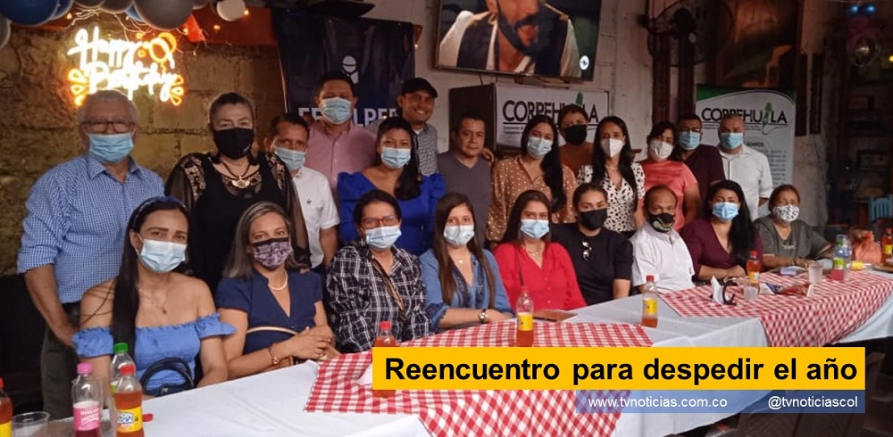 Los directivos, bajo el lema de “Encontrémonos con CORPEHUILA” convocó a los integrantes de la organización gremial periodística regional, para despedir el 2021 y augurar los mejores éxitos en el año 2022. Reencuentro para despedir el año www.tvnoticias.com.co tvnoticiascol La Corporación de Periodistas, Comunicadores Sociales y Trabajadores de los Medios de Comunicación del Huila