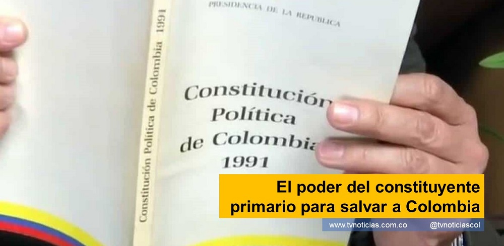 Toda la problemática, económica, social, fiscal, judicial, criminal. El atraso tecnológico-científico y cultural nacional. El colapso de la salud pública. La caótica calidad de la educación. La criminalidad e inseguridad. La ausencia de soberanía y precariedad institucionalidad, y demás males que padecen los colombianos, son consecuencia directa del irresponsable ejercicio del poder político y económico por parte de las élites El poder del constituyente primario para salvar a Colombia tvnoticiascol www.tvnoticias.com.co soberanía
