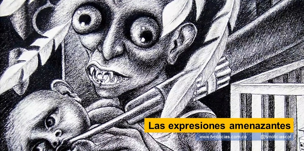 maestro, escritor y crítico de arte, José Luís Díaz Granados al destacar el trabajo silencioso pero persistente de Patricia Tafur Perdomo El pincel de una artista, muestra la realidad de la mujer, en la historia de Colombia, que no cambia con el correr de los días y a los paños momentáneos, colocados en esta época del avance en las comunicaciones Las expresiones amenazantes tvnoticiascol www.tvnoticias.com.co