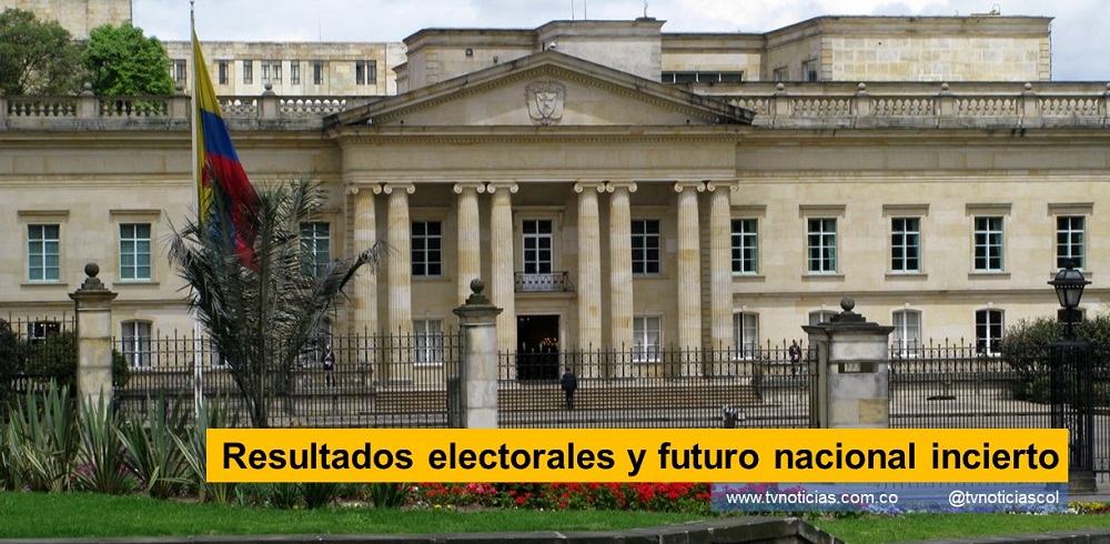 Cualquier persona, racionalmente consciente de la precariedad socioeconómica e institucional que padece Colombia, entiende la necesidad de que sea gobernada por personas e instituciones responsables, capaces de garantizar desarrollo integral equitativo nacional y por ende, lograr un mejor futuro para sus ciudadanos, en particular, para sus generaciones futuras Resultados electorales y futuro nacional incierto tvnotifciascol www.tvnoticias.com.co Colombia