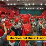 Las bases del liberalismo huilense expresaron independencia y claridad en la filosofía progresista que rige a la colectividad desde sus orígenes ancestrales Esta demostración la hicieron pública, durante encuentro realizado, la tarde del jueves 28 de abril, en el Centro de convenciones La Vorágine de Neiva. Destacados voceros, conocidos representantes, tradicionales lideres y versados pensadores, concurrieron a la libre y voluntaria cita, para exteriorizar el Liberales del Huila Gaviria no, Petro si tvnoticiascol www.tvnoticias.com.co partido Liberal Gustavo Petro Cesar Gaviria Fico Gutiérrez elecciones 2022 Colombia
