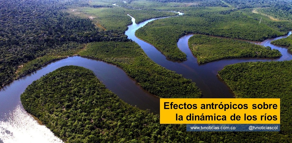 Los ríos son elementos dinámicos complejos y su comportamiento puede ser muy diferente ante intervenciones antrópicas aparentemente similares, por lo tanto, la extrapolación de un sitio a otro no siempre es acertada Efectos antrópicos sobre la dinámica de los ríos tvnoticiascol www.tvnoticias.com.co UNGRD deforestación