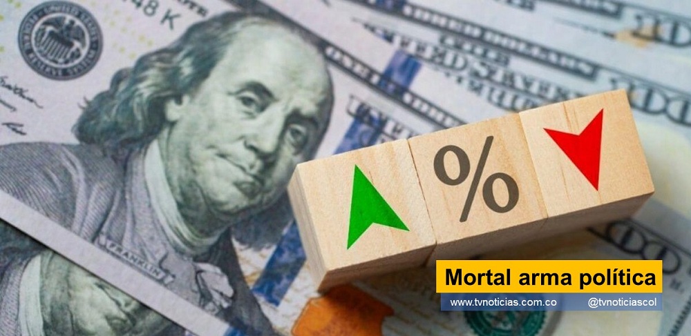 Lo que es muy bueno para ellos es el efecto contrario para nosotros y muchos países, porque a nosotros se nos encarecen las importaciones y eso con 14.000 toneladas de alimentos también obliga a qué se ofrezcan más caros al consumidor final Mientras el precio del dólar se aprecie cada día más por cuenta de sus tasas de interés, USA busca con un dólar costoso para todos los países que le exportan ( le llevan a ellos) abaratar sus importaciones y bajar la inflación Mortal arma política tvnoticisacol www.tvnoticias.com.co