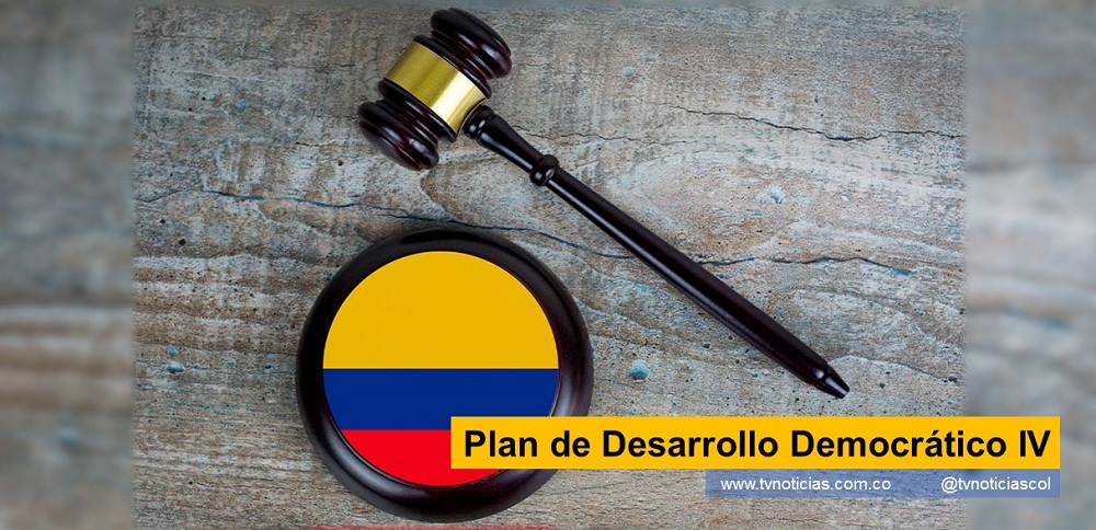 Sin dejar de cumplir con la Constitución Política y las leyes de la república, el gobierno de Petro y Francia ha puesto como objetivo del Plan de Desarrollo la búsqueda de la paz total. Todas las acciones deben apuntar a cumplir con promesas de campaña que se recogen muy bien en las primeras palabras del Plan de Gobierno: “Llegó la hora de cambiar. Colombia será Potencia Mundial de la Vida mediante un Pacto Histórico que de manera urgente Plan de Desarrollo Democrático IV tvnoticiascol www.tvnoticias.com.co