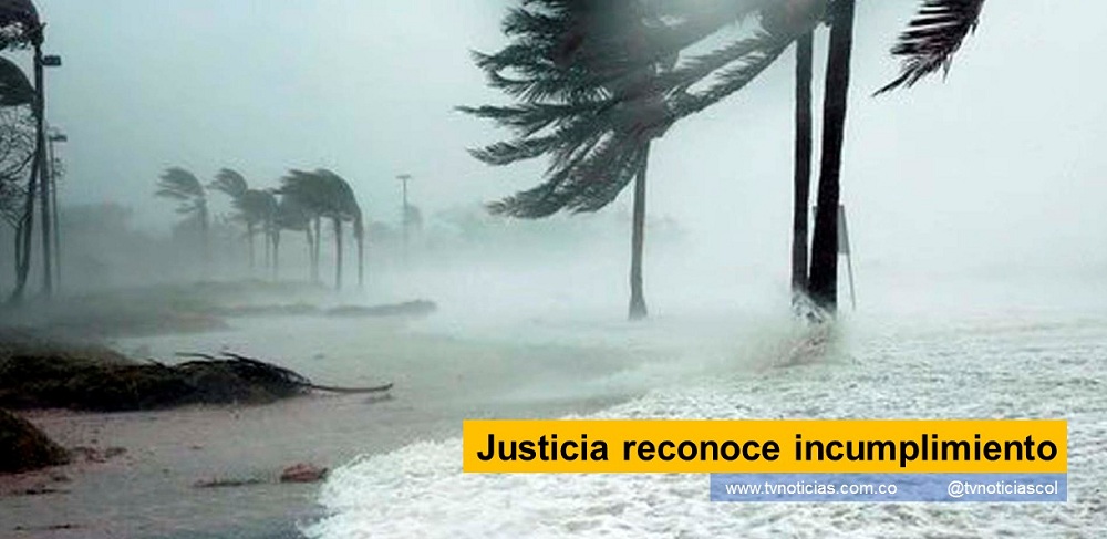 El incumplimiento oficial de vitales compromisos, con la población civil, lo reconoce la Corte Constitucional Colombiana, luego de dos años del devastador huracán Iota sobre territorio caribeño norte nacional Justicia reconoce incumplimiento tvnoticiascol www.tvnoticias.com.co