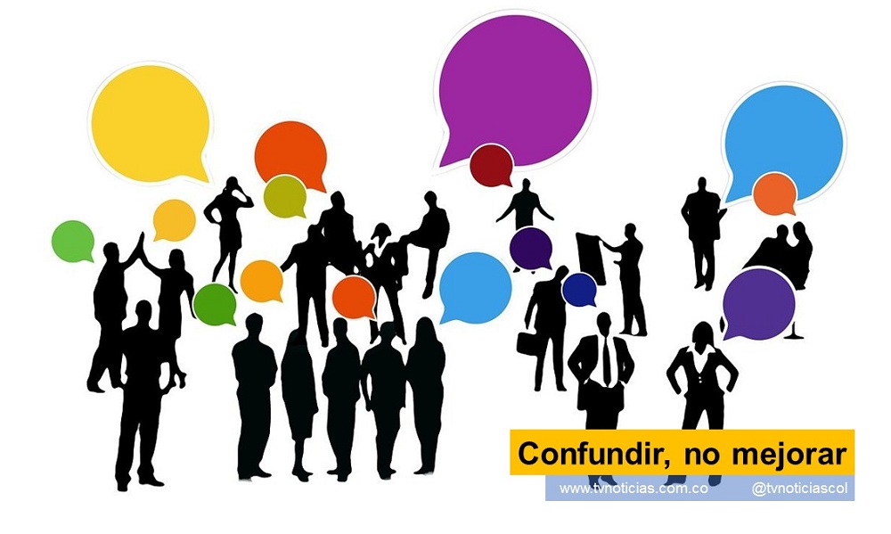 La solicitud de cambio de ayer, hoy es un atentado a los colombianos. El argumento benéfico de hace 5 años, hoy es el inicio de una afectación fatal. Esa es la in coherencia argumentativa de ciertos políticos colombianos, atados a la información malintencionada, que aumenta exponencialmente en Colombia Confundir, no mejorar tvnoticiascol www.tvnoticias. com.co