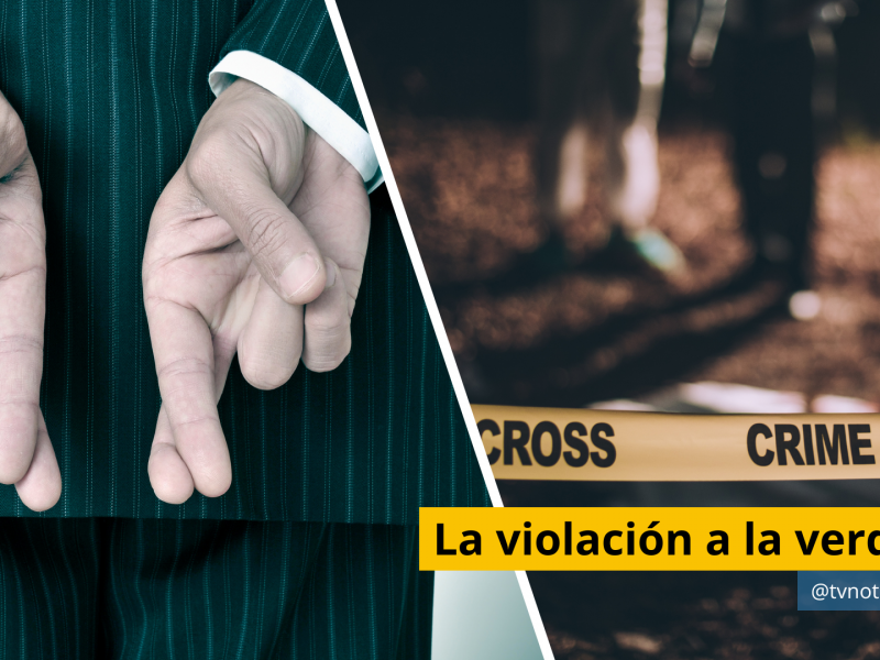 La mentira y el asesinato, son ofensas muy graves, cometidas contra el ser humano, contempladas en Los Diez Mandamientos, que dice acatar, todo mandatario de la tendencia ideología que sea en cualquier territorio del mundo La violación a la verdad - TVNOTICIASCOL