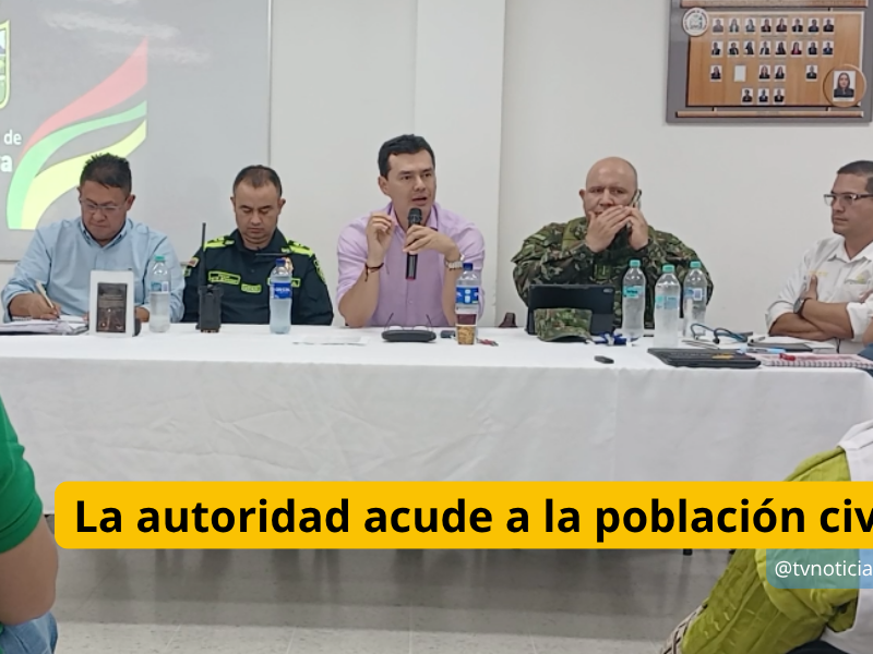 La autoridad acude a la población civil El alcalde de Neiva, acudió a la Sociedad Civil para que invite a Otty Patiño, Alto Comisionado de Paz, a instalar en Neiva, Huila, una Mesa de Diálogo, con disidentes de las FARC, para que se comprometan a excluir, a la sociedad civil, del conflicto armado.