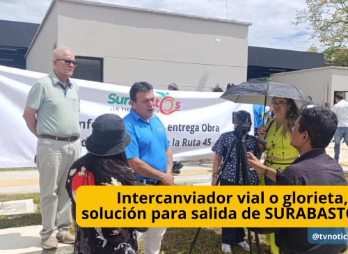Los Directivos de SURABASTOS, concertaron solución para disponer de salida vehicular, sobre el costado oriental del principal centro de abastecimiento agropecuario, tanto de la ciudad como el área metropolitana y los municipios del norte huilense Intercanviador vial o glorieta, la solución para salida de SURABASTOS - TVNOTICIASCOL