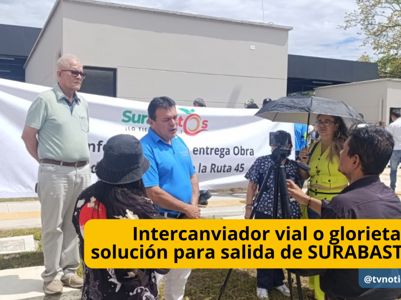Los Directivos de SURABASTOS, concertaron solución para disponer de salida vehicular, sobre el costado oriental del principal centro de abastecimiento agropecuario, tanto de la ciudad como el área metropolitana y los municipios del norte huilense Intercanviador vial o glorieta, la solución para salida de SURABASTOS - TVNOTICIASCOL