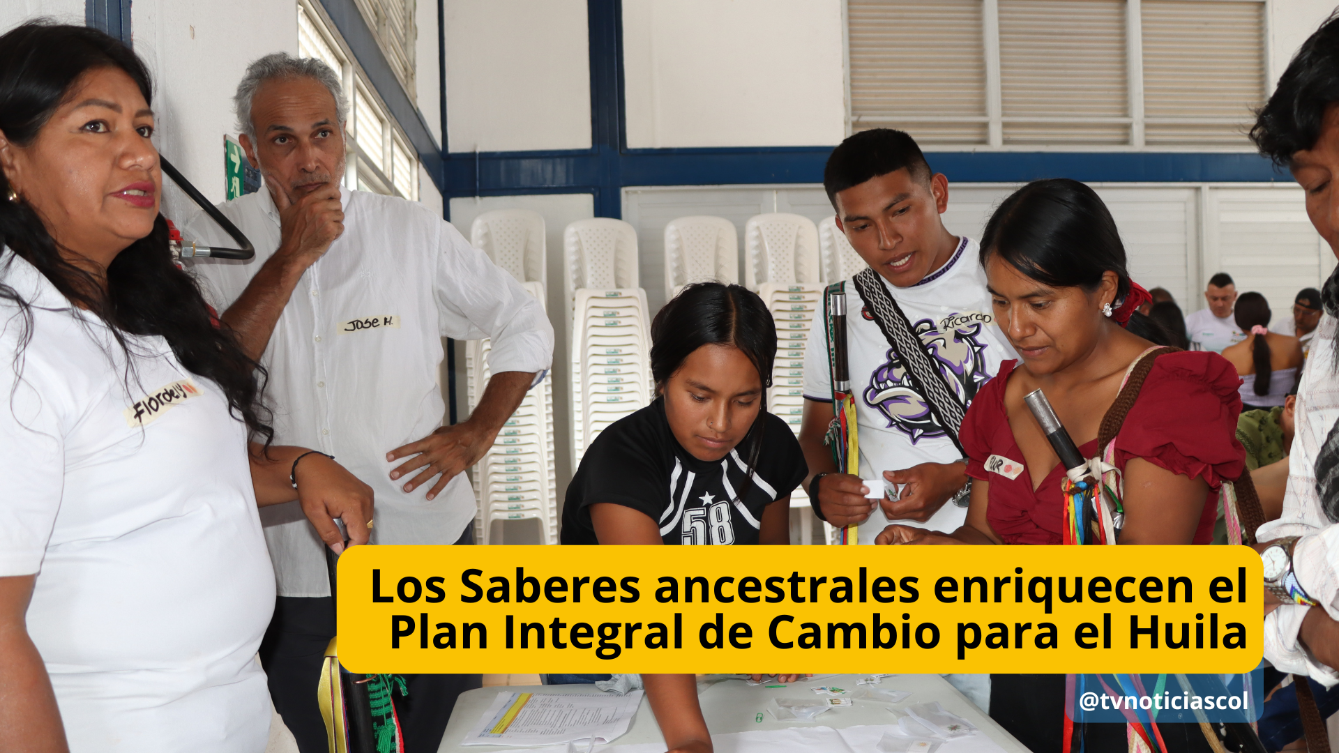 Un encuentro de comunidades indígenas del Huila, en La Plata, occidente del Departamento, permitió realizar taller intercultural en la construcción participativa del Plan Integral de Gestion del Cambio Climático Territorial,​ Huila 2050. Los Saberes ancestrales enriquecen el Plan Integral de Cambio para el Huila - TVNOTICIASCOL