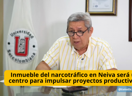 La universidad SURCOLOMBIANA que otrora en Neiva, Huila, recibió inmueble, otrora perteneciente al cartel de Cali y que con valor cercano a los $8.000 millones, operó en sector comercial del sur urbano de la capital opita Inmueble del narcotráfico, en Neiva, será un centro para impulsar proyectos productivos - TVNOTICIAS USCO
