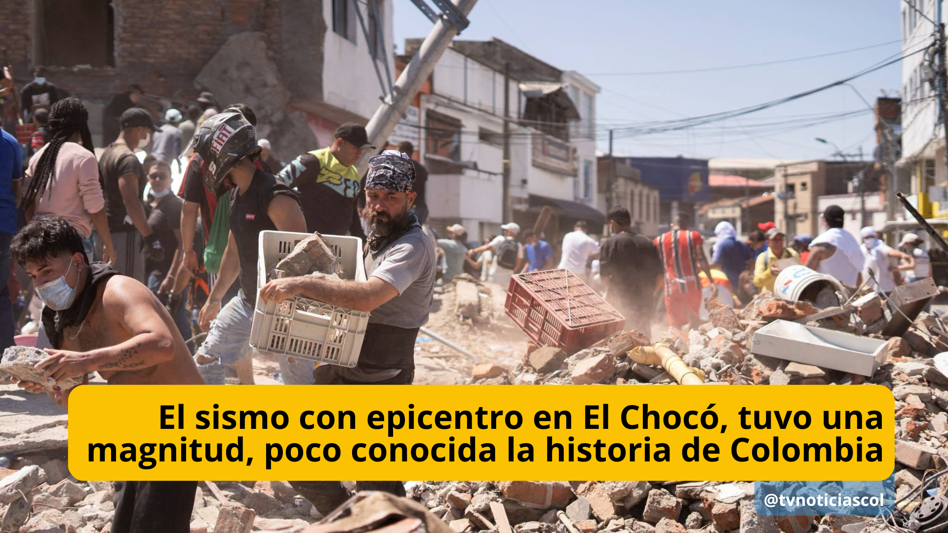 El sismo con epicentro en El Chocó, tuvo una magnitud, poco conocida la historia de Colombia @tvnoticiascol @enlacepais www.tvnoticias.net El sismo del 10 de agosto de 2026, a las 7:34 horas, tuvo epicentro en José del Palmar, departamento del Chocó, precisó el Servicio Geológico Colombiano