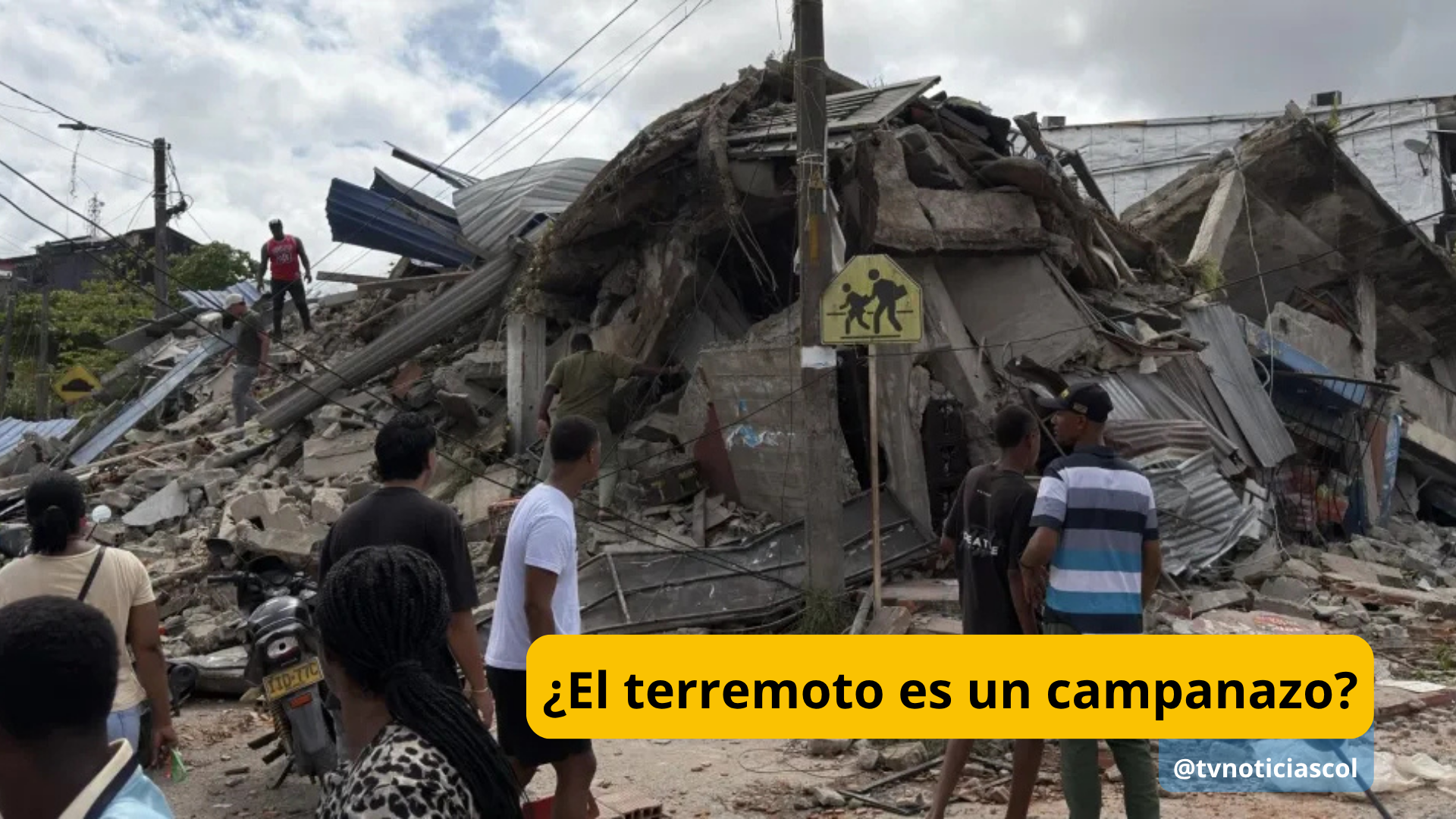 El terremoto del lunes 10 de agosto de 2026 a las 7:34 horas con magnitud de 7.4 grados, en Colombia, con epicentro en San José del Palmar, Chocó, es un campanazo de alerta que nos pone a pensar seriamente. El terremoto es un campanazo @tvnoticiascol @enlacepaishuila