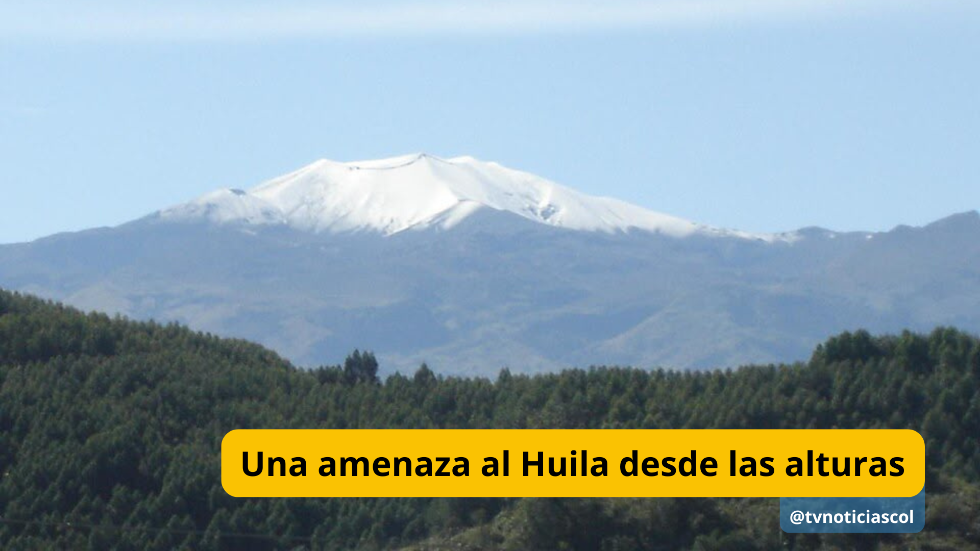 El cambio climático y un fenómeno natural, se unieron para amenazar a opitas, residente en occidente y norte del territorio Una amenaza al Huila desde las alturas @tvnoticiascol @enlacepaishuila www.tvnoticias.net