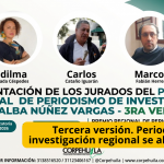 Dos departamentos, cinco categorías y 13 trabajos hacen parte de la tercera versión del Premio Regional de Periodismo de Investigación Flor Alba Núñez Vargas. Tercera versión. Periodismo de investigación regional se abre paso @tvnoticiascol @enlacepaishuila