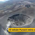 El volcán Puracé retira amenaza TVNOTICIASCOL De acuerdo con la evaluación integral, durante las últimas semanas se evidenció una disminución progresiva en varios de los parámetros asociados a la actividad volcánica El volcán Puracé, situado sobre la cordillera Central, hace parte de la cadena volcánica Los Coconucos, retornó al estado de alerta Amarilla.
